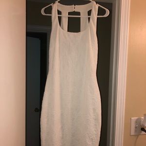 Semi-formal white dress by Cache